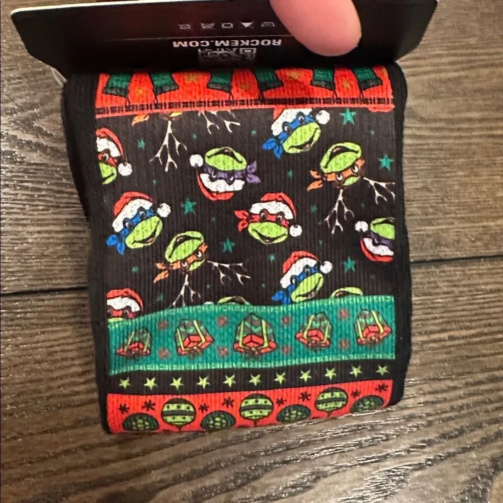 ROCK’EM Teenage Mutant Ninja Turtles Tacky Sweater Socks NEW Adult L/XL